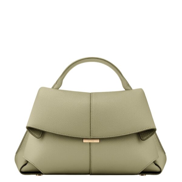 Polène Mokki in Linden Mokki in Linden - Shoulder & Crossbody Bags - Parisian Luxury Leather Bag at Coveti
