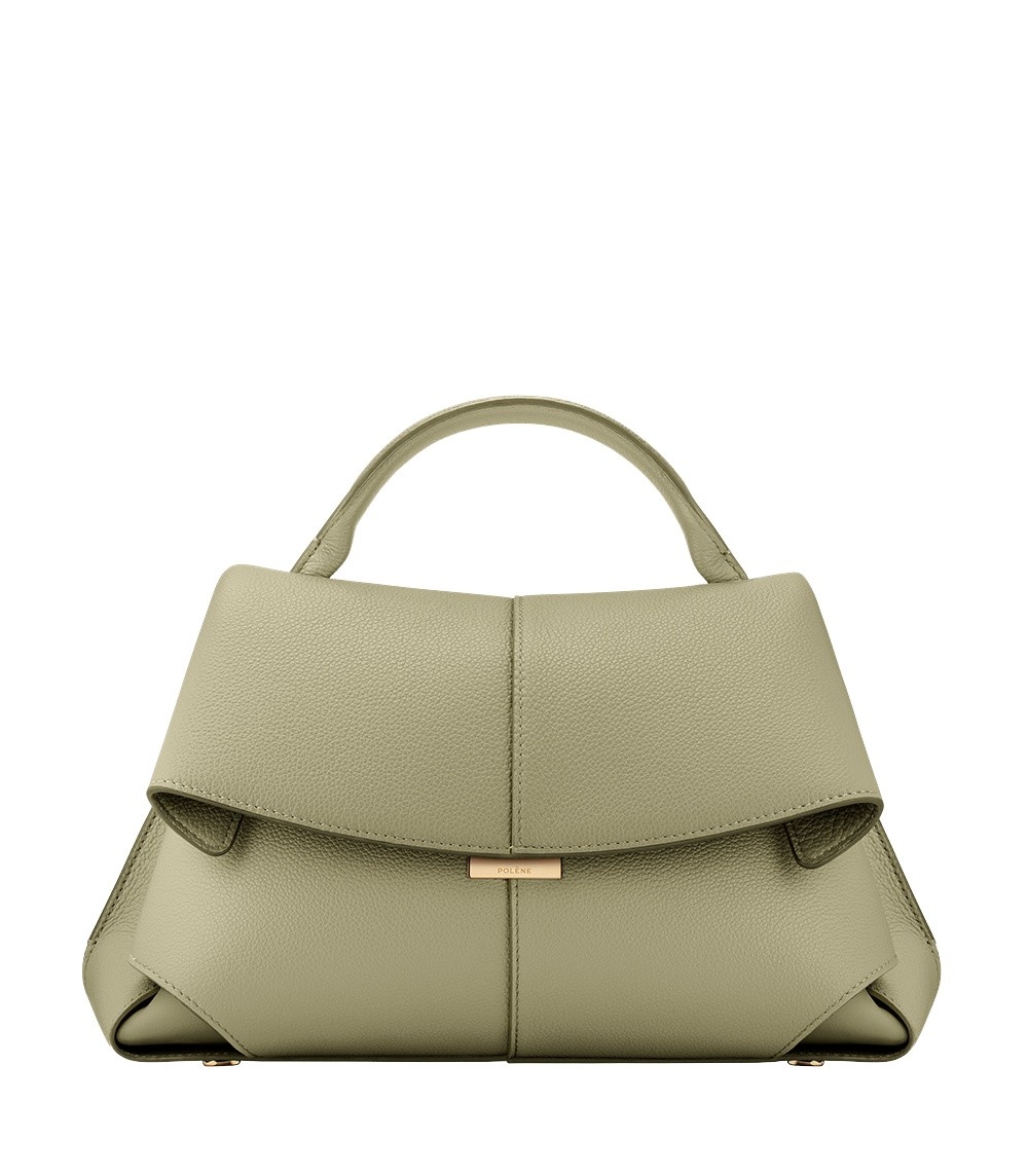 Polène Mokki in Linden Mokki in Linden - Shoulder & Crossbody Bags - Parisian Luxury Leather Bag at Coveti