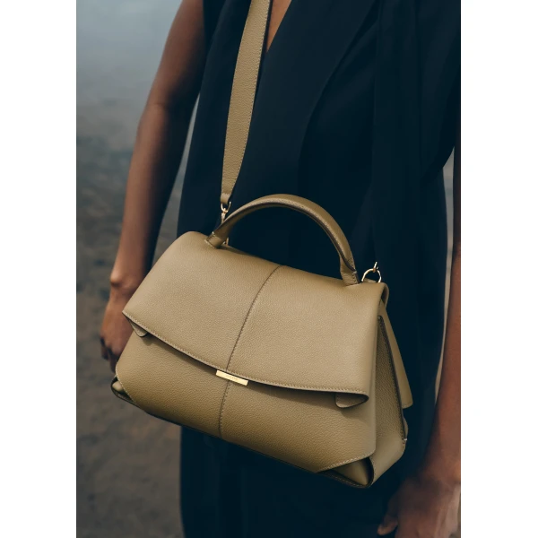 Polene Mokki in Smoky Olive Bag, view 3