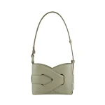 Polène Nodde in Olive Nodde in Olive - Shoulder & Crossbody Bags - Parisian Luxury Leather Bag at Coveti
