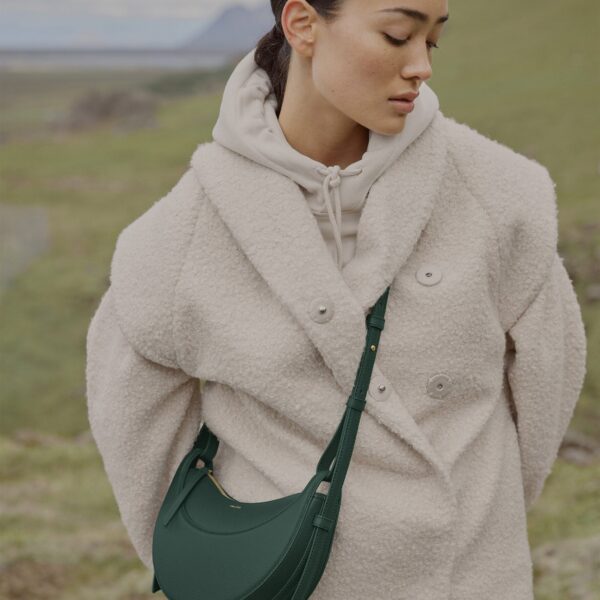Polène Numéro Dix in Green Numéro Dix in Green - Shoulder & Crossbody Bags - Parisian Luxury Leather Bag at Coveti