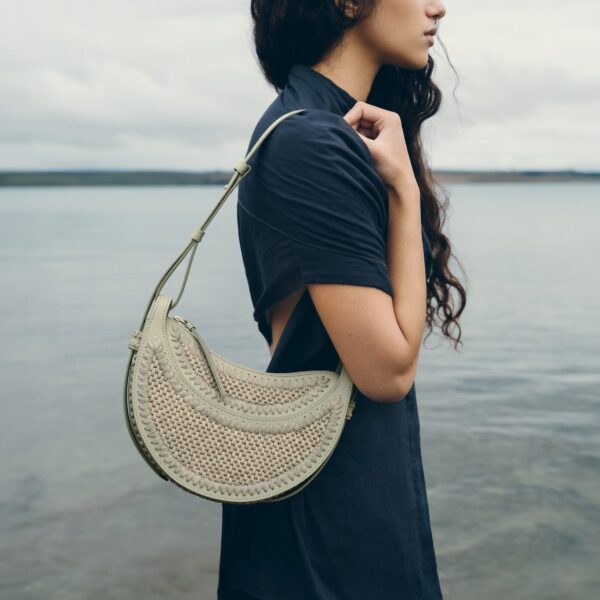 Polène Numéro Dix in Laurel Numéro Dix in Laurel - Shoulder & Crossbody Bags - Parisian Luxury Leather Bag at Coveti