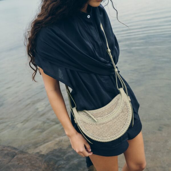 Polène Numéro Dix in Laurel Numéro Dix in Laurel - Shoulder & Crossbody Bags - Parisian Luxury Leather Bag at Coveti