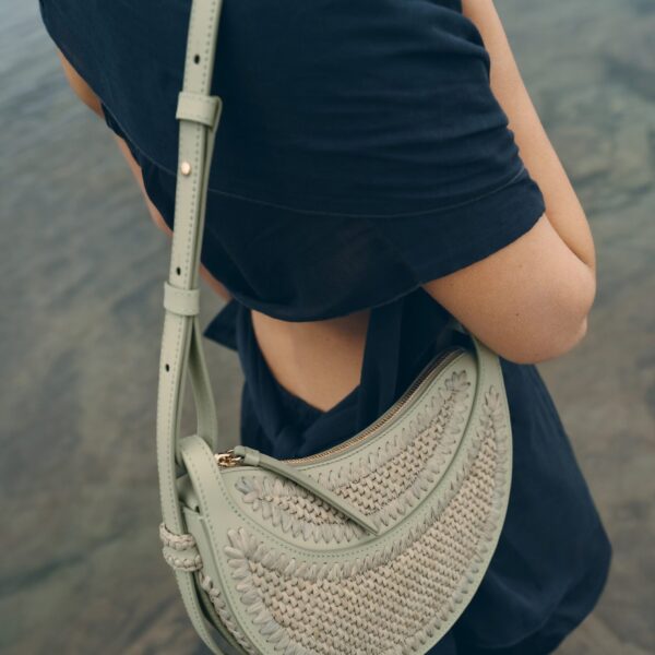 Polène Numéro Dix in Laurel Numéro Dix in Laurel - Shoulder & Crossbody Bags - Parisian Luxury Leather Bag at Coveti