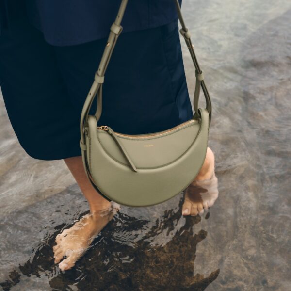 Polène Numéro Dix in Linden Numéro Dix in Linden - Shoulder & Crossbody Bags - Parisian Luxury Leather Bag at Coveti