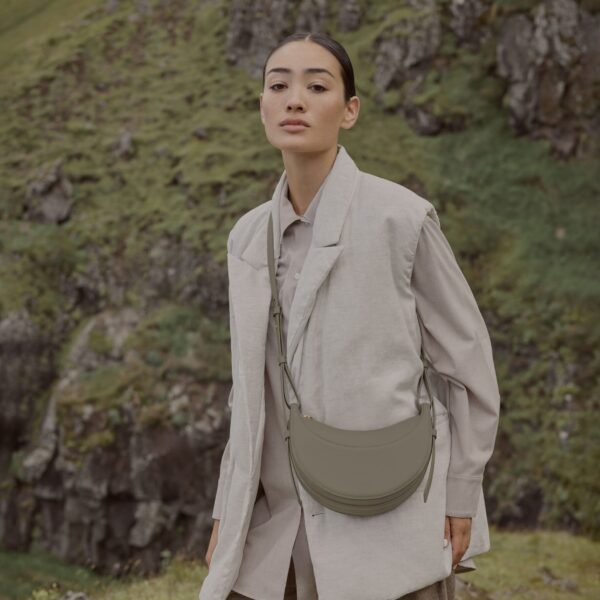 Polène Numéro Dix in Olive Numéro Dix in Olive - Shoulder & Crossbody Bags - Parisian Luxury Leather Bag at Coveti