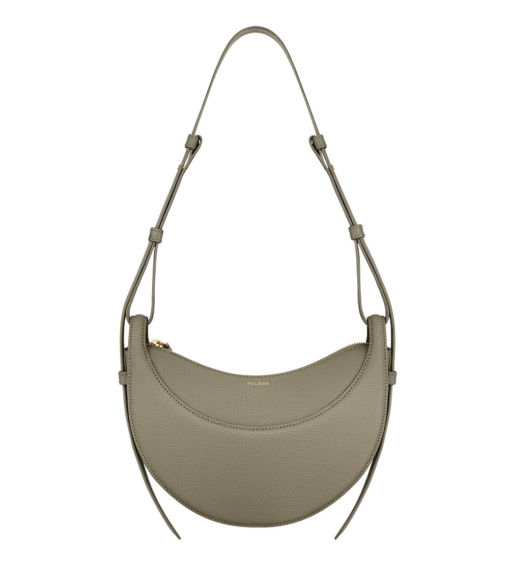 Polène Numéro Dix in Olive Numéro Dix in Olive - Shoulder & Crossbody Bags - Parisian Luxury Leather Bag at Coveti