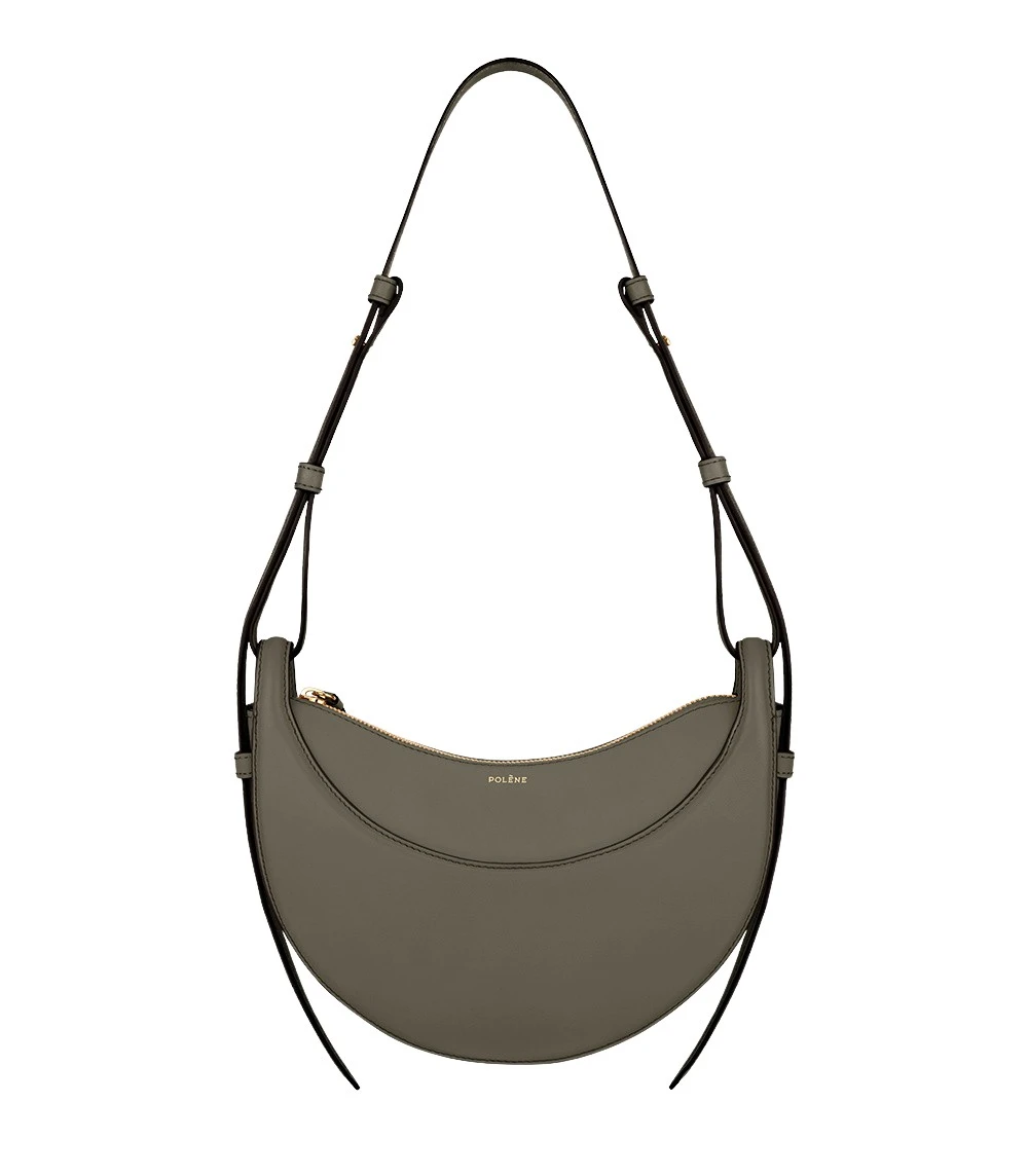 Polène Numéro Dix in Smoky Green Numéro Dix in Smoky Green - Shoulder & Crossbody Bags - Parisian Luxury Leather Bag at Coveti
