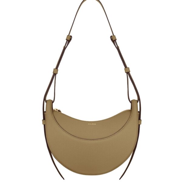 Polène Numéro Dix in Smoky Olive Numéro Dix in Smoky Olive - Shoulder & Crossbody Bags - Parisian Luxury Leather Bag at Coveti