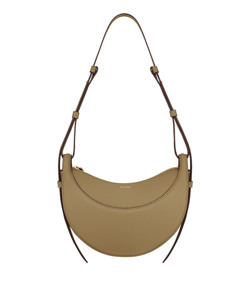 Polène Numéro Dix in Smoky Olive Numéro Dix in Smoky Olive - Shoulder & Crossbody Bags - Parisian Luxury Leather Bag at Coveti