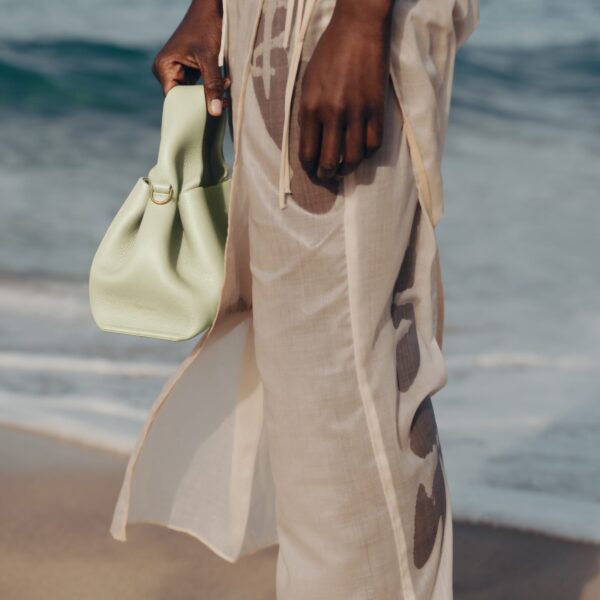 Polène Numéro Neuf Mini in Aloe Numéro Neuf Mini in Aloe - Mini Bags - Parisian Luxury Leather Bag at Coveti