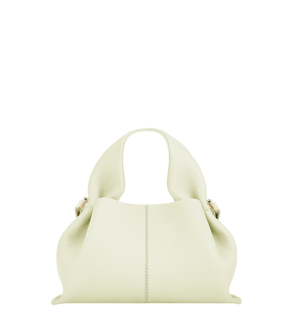 Polène Numéro Neuf Mini in Aloe Numéro Neuf Mini in Aloe - Mini Bags - Parisian Luxury Leather Bag at Coveti