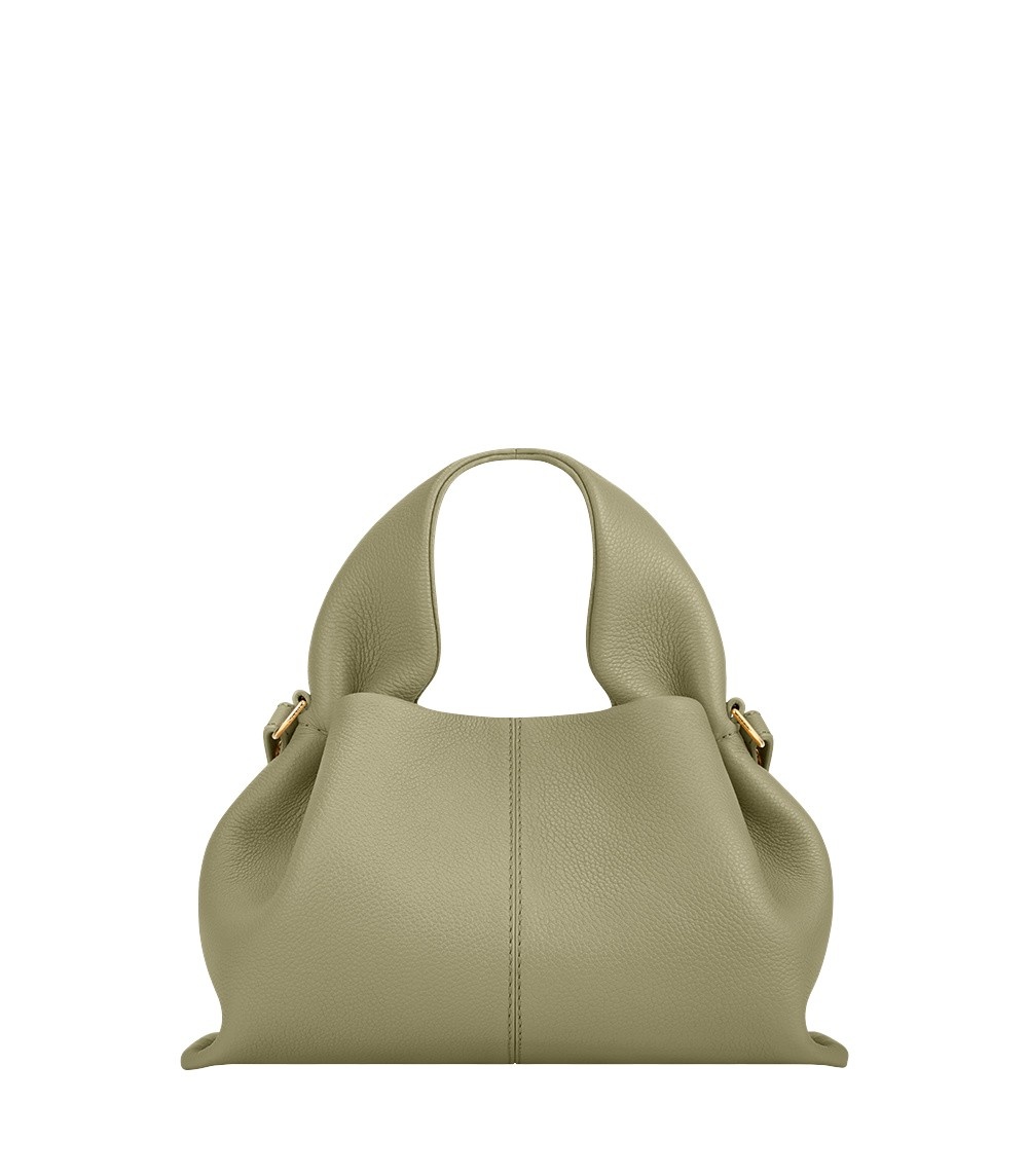 Polène Numéro Neuf Mini in Linden Numéro Neuf Mini in Linden - Mini Bags - Parisian Luxury Leather Bag at Coveti
