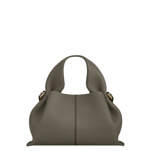 Polène Numéro Neuf Mini in Smoky Green Numéro Neuf Mini in Smoky Green - Mini Bags - Parisian Luxury Leather Bag at Coveti