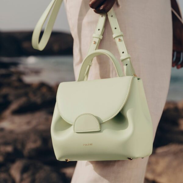 Polène Numéro Un Nano in Aloe Numéro Un Nano in Aloe - Mini Bags - Parisian Luxury Leather Bag at Coveti