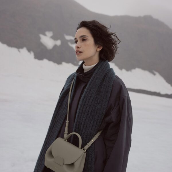 Polène Numéro Un Nano in Olive Numéro Un Nano in Olive - Mini Bags - Parisian Luxury Leather Bag at Coveti