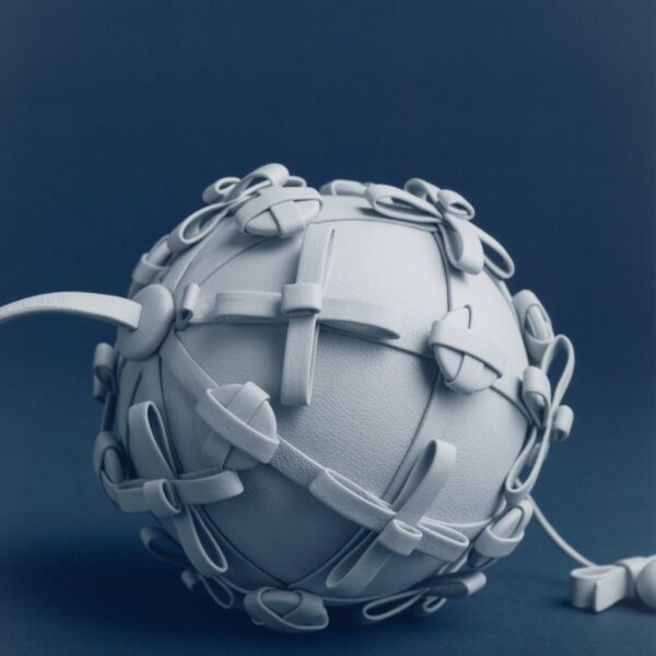 Polène Button Bow Sphere in Cloud Button Bow Sphere in Cloud - Clutch Bags - Parisian Luxury Leather Bag at Coveti