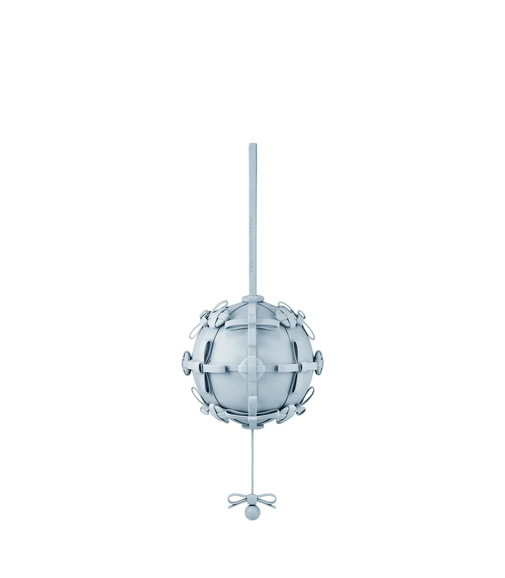 Grey-Button-Bow-Sphere-in-Cloud-collection-coveti35681_nobg Polène Button Bow Sphere in Cloud Button Bow Sphere in Cloud - Clutch Bags - Parisian Luxury Leather Bag at Coveti