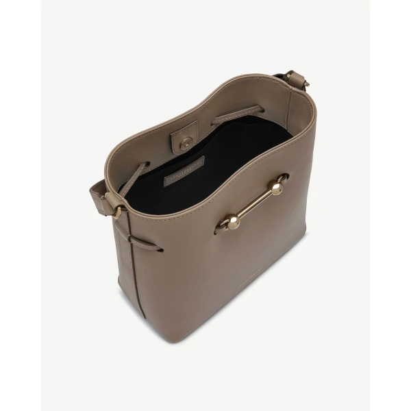 Strathberry Corda Bucket in Taupe, view 5
