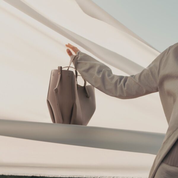 Polène Cyme Mini in Taupe Cyme Mini in Taupe - Mini Bags - Parisian Luxury Leather Bag at Coveti