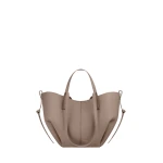 Polène Cyme Mini in Taupe Cyme Mini in Taupe - Mini Bags - Parisian Luxury Leather Bag at Coveti