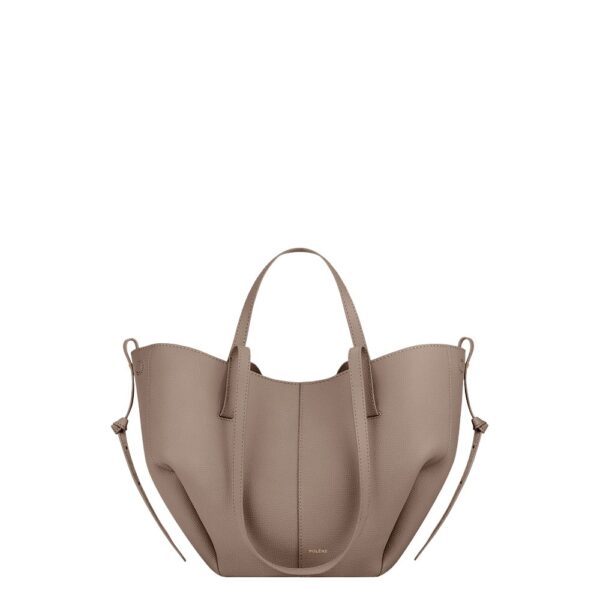Polène Cyme Mini in Taupe Cyme Mini in Taupe - Mini Bags - Parisian Luxury Leather Bag at Coveti