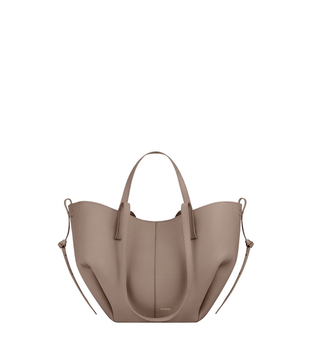 Polène Cyme Mini in Taupe Cyme Mini in Taupe - Mini Bags - Parisian Luxury Leather Bag at Coveti