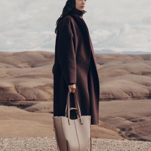 Polène Cyme Tote in Taupe Cyme Tote in Taupe - Totes & Top-Handle Bags - Parisian Luxury Leather Bag at Coveti