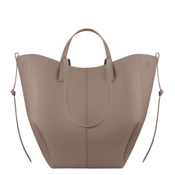 Polène Cyme Tote in Taupe Cyme Tote in Taupe - Totes & Top-Handle Bags - Parisian Luxury Leather Bag at Coveti