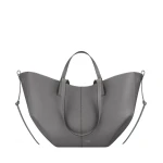 Polène Cyme in Stone Cyme in Stone - Totes & Top-Handle Bags - Parisian Luxury Leather Bag at Coveti
