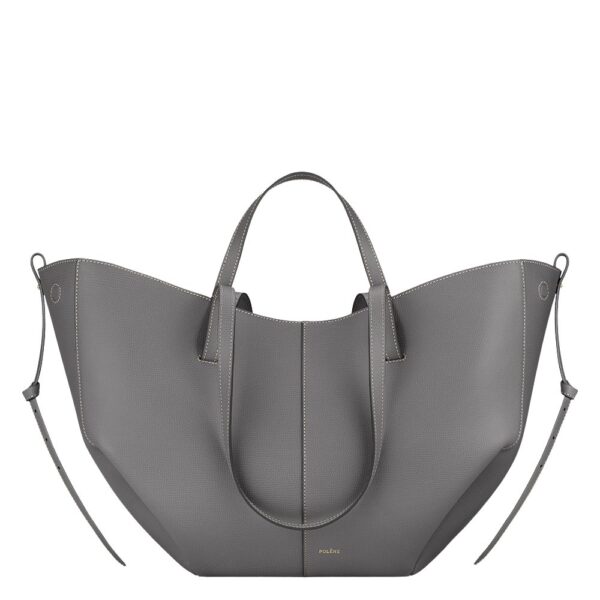 Polène Cyme in Stone Cyme in Stone - Totes & Top-Handle Bags - Parisian Luxury Leather Bag at Coveti