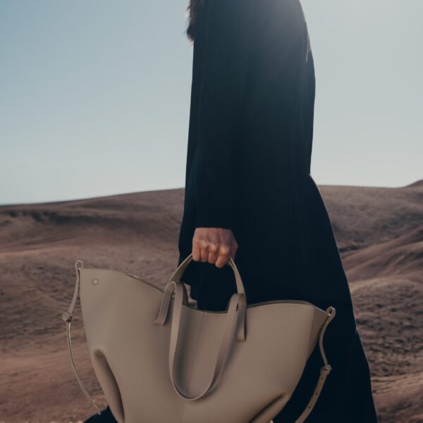 Polène Cyme in Taupe Cyme in Taupe - Totes & Top-Handle Bags - Parisian Luxury Leather Bag at Coveti