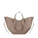 Polène Cyme in Taupe Cyme in Taupe - Totes & Top-Handle Bags - Parisian Luxury Leather Bag at Coveti