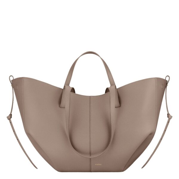 Polène Cyme in Taupe Cyme in Taupe - Totes & Top-Handle Bags - Parisian Luxury Leather Bag at Coveti
