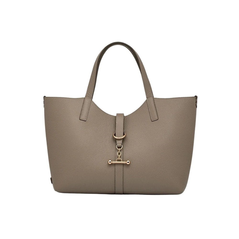 Grey-Kite-Tote-Midi-in-Taupe74410_nobg Strathberry Kite Tote Midi bag