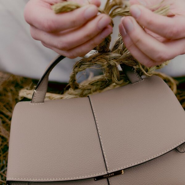 Polène Mokki Mini in Taupe Mokki Mini in Taupe - Mini Bags - Parisian Luxury Leather Bag at Coveti