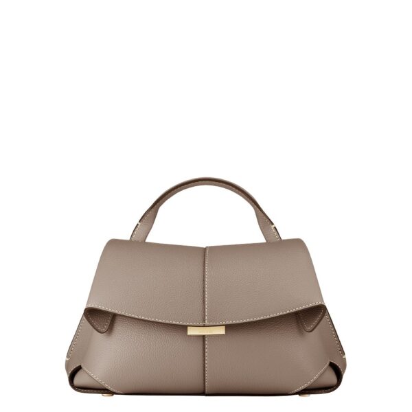 Polène Mokki Mini in Taupe Mokki Mini in Taupe - Mini Bags - Parisian Luxury Leather Bag at Coveti