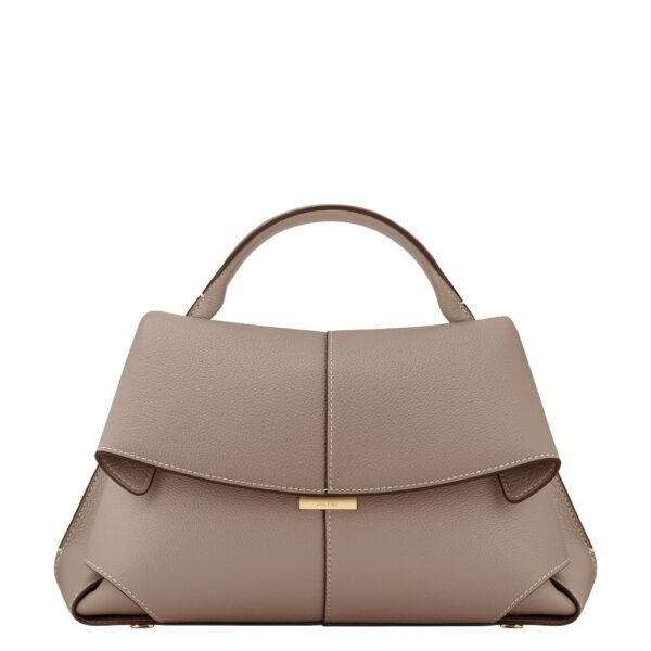 Polène Mokki in Taupe Mokki in Taupe - Shoulder & Crossbody Bags - Parisian Luxury Leather Bag at Coveti