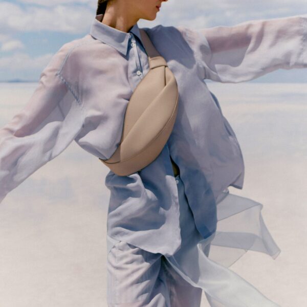 Polène Neyu in Taupe Neyu in Taupe - Shoulder & Crossbody Bags - Parisian Luxury Leather Bag at Coveti