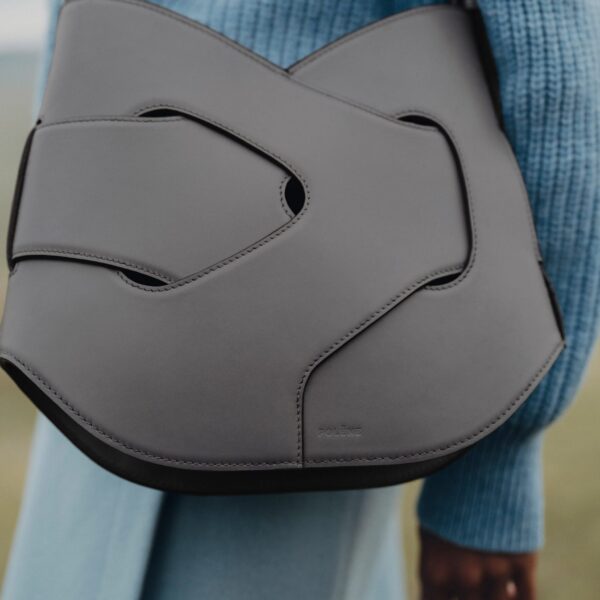 Polène Nodde Hobo in Stone Nodde Hobo in Stone - Shoulder & Crossbody Bags - Parisian Luxury Leather Bag at Coveti