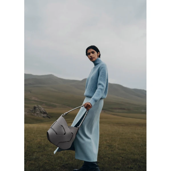 Polene Nodde Hobo in Stone Bag, view 4