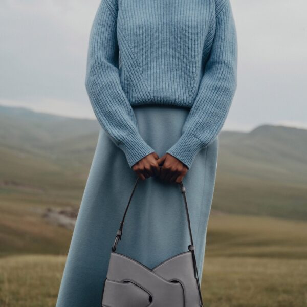 Polène Nodde Hobo in Stone Nodde Hobo in Stone - Shoulder & Crossbody Bags - Parisian Luxury Leather Bag at Coveti
