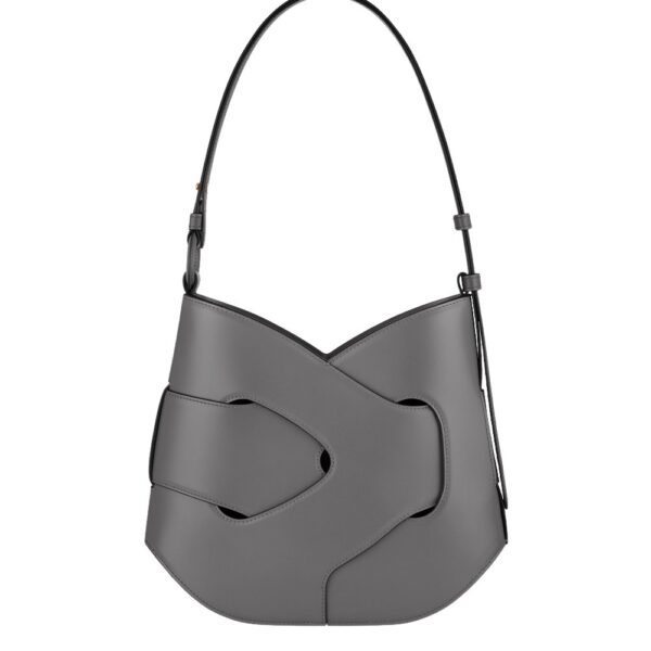 Polène Nodde Hobo in Stone Nodde Hobo in Stone - Shoulder & Crossbody Bags - Parisian Luxury Leather Bag at Coveti