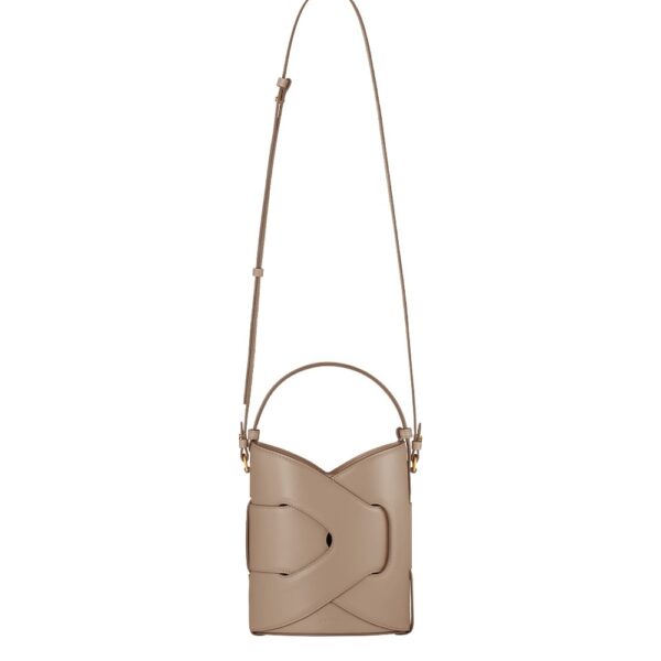 Polène Nodde Seau in Taupe Nodde Seau in Taupe - Bucket Bags - Parisian Luxury Leather Bag at Coveti