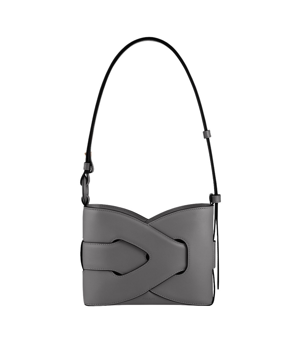 Polène Nodde in Stone Nodde in Stone - Shoulder & Crossbody Bags - Parisian Luxury Leather Bag at Coveti