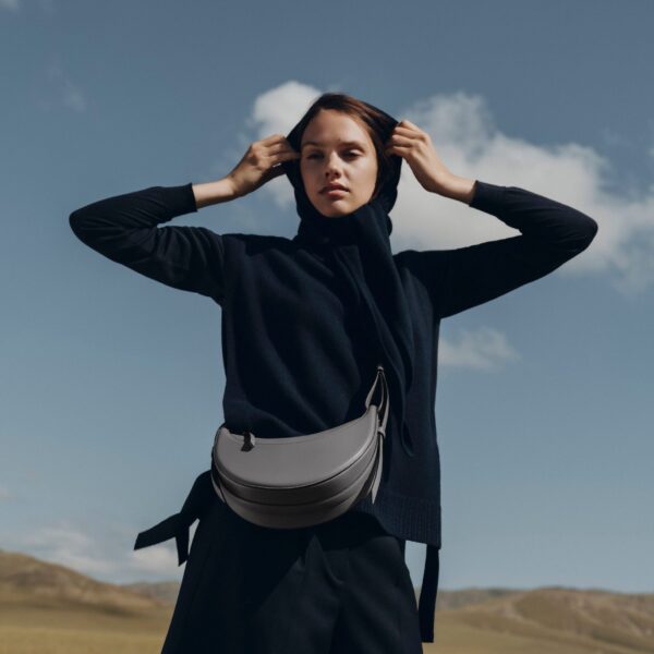 Polène Numéro Dix in Stone Numéro Dix in Stone - Shoulder & Crossbody Bags - Parisian Luxury Leather Bag at Coveti