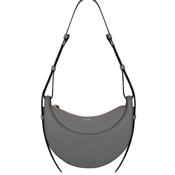 Polène Numéro Dix in Stone Numéro Dix in Stone - Shoulder & Crossbody Bags - Parisian Luxury Leather Bag at Coveti