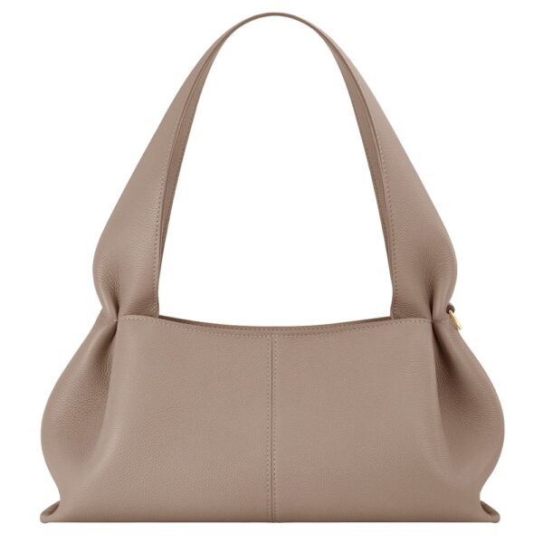 Polène Numéro Neuf East West in Taupe Numéro Neuf East West in Taupe - Shoulder & Crossbody Bags - Parisian Luxury Leather Bag at Coveti