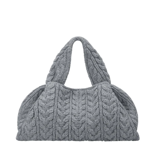 Polene Numéro Neuf Large in Stone Bag