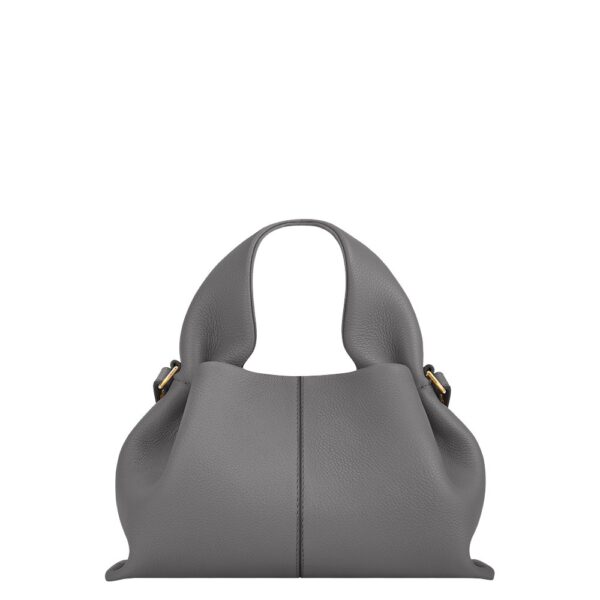 Polène Numéro Neuf Mini in Stone Numéro Neuf Mini in Stone - Mini Bags - Parisian Luxury Leather Bag at Coveti